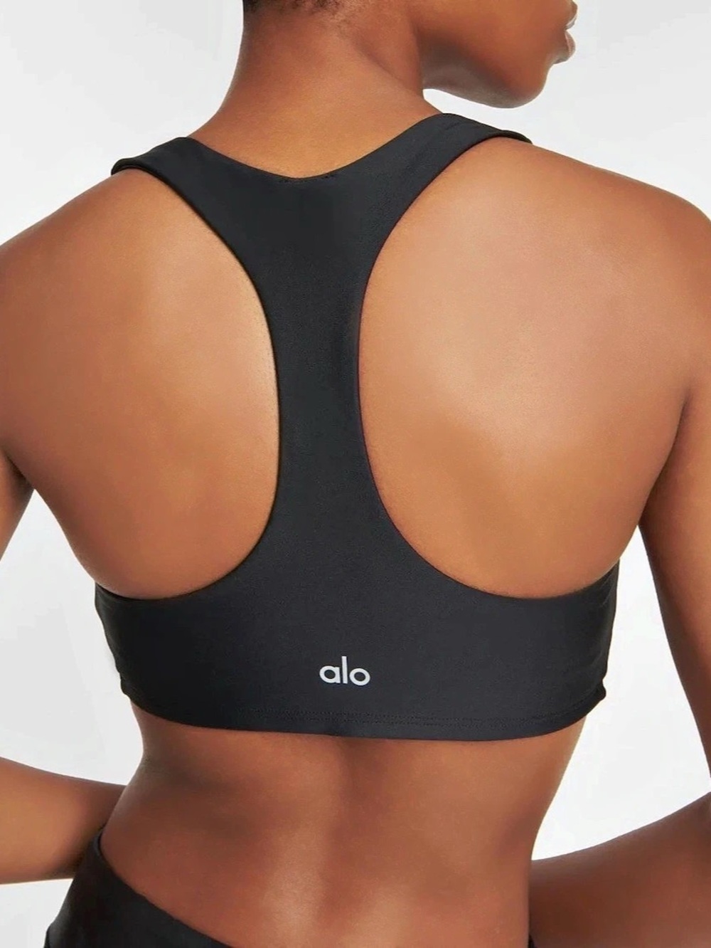 Alo Yoga Airlift Advantage Racerback Bra – Black Size Medium